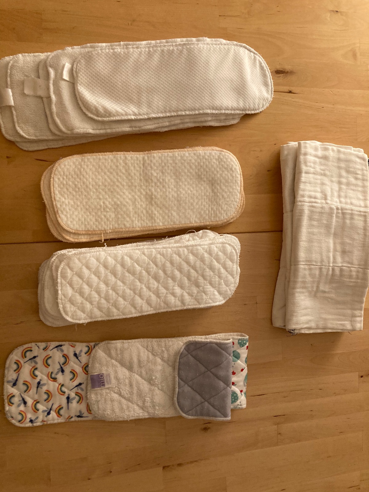 Stoffwindelpaket PUL Überhosen Blümchen Thirsties Blueberry Capri