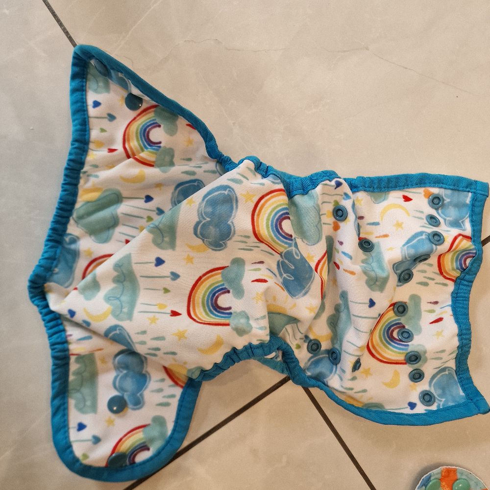Großes Newborn Stoffwindelset Größe 2 bis 6 kg