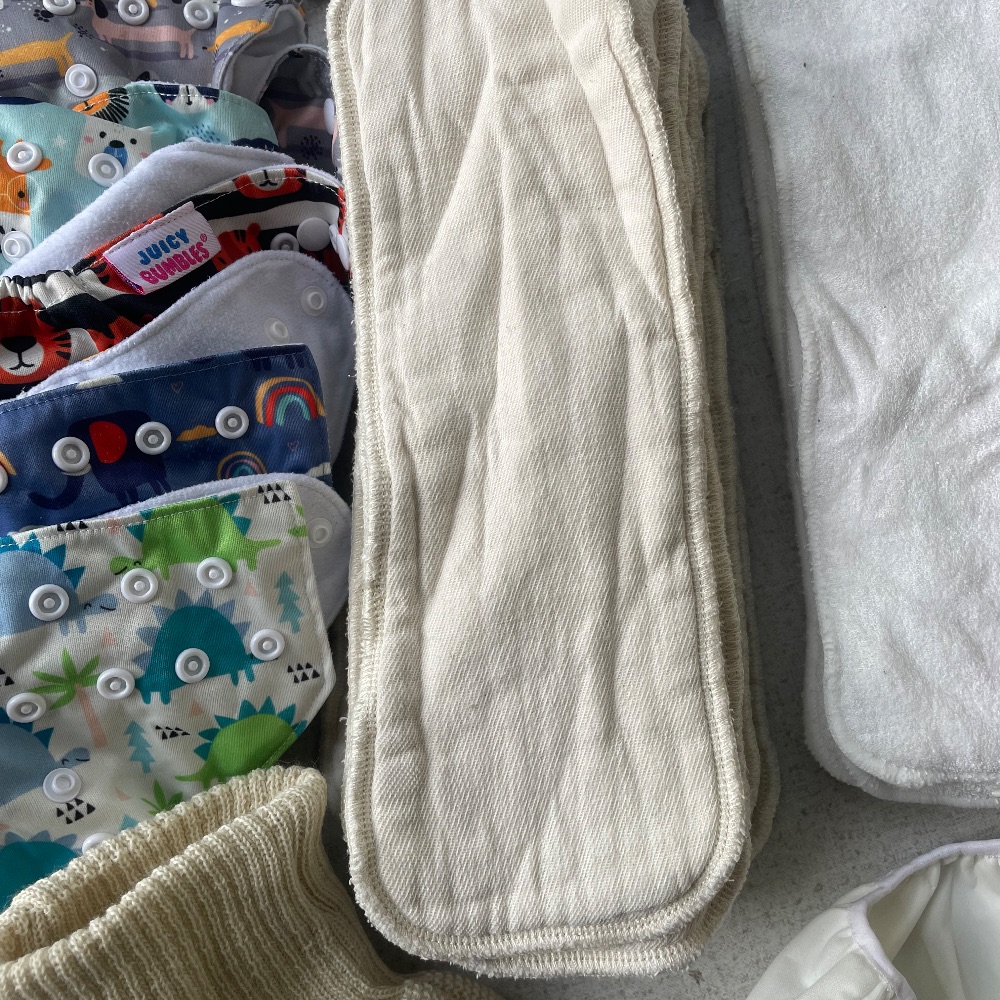 sehr großes, unbenutztes Stoffwindelpaket zu verkaufen