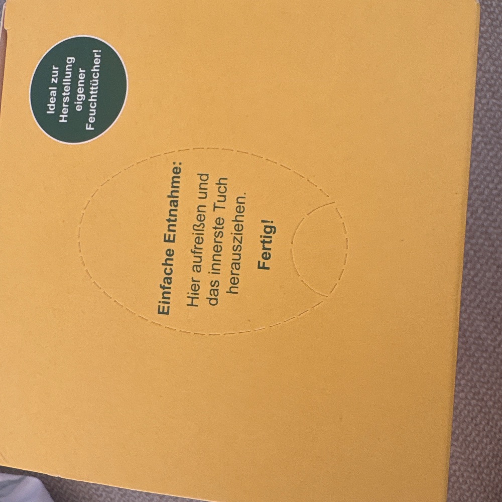 Neue Packung Windelvlies von Grünspecht
