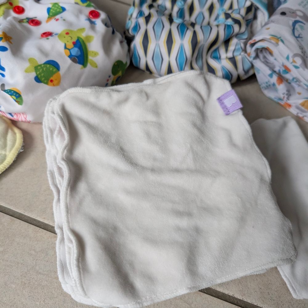 Stoffwindel Paket AIO One Size Bambino Mio Thirsties Blümchen