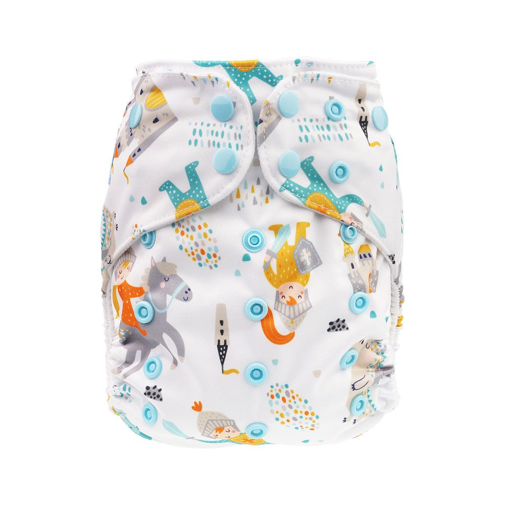 Blümchen Taschenwindel Hüllen One Size (Druckknöpfe) ohne Saugeinlage