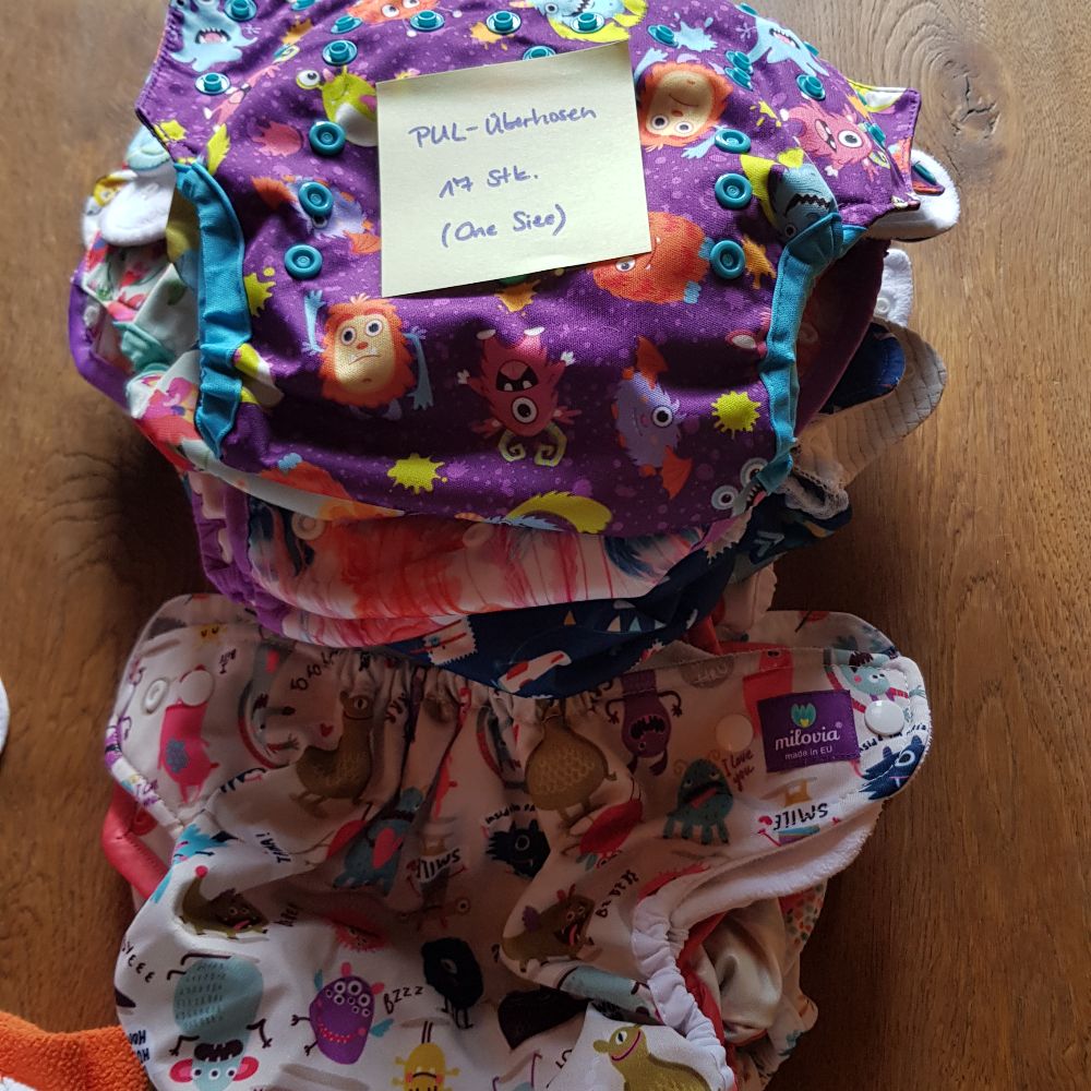 Stoffwindel Set Inkl. Zubehör Komplett Paket Pocket AIO PUL Wolle
