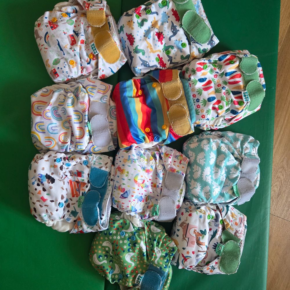 Bunte Mischung verschiedener Firmen