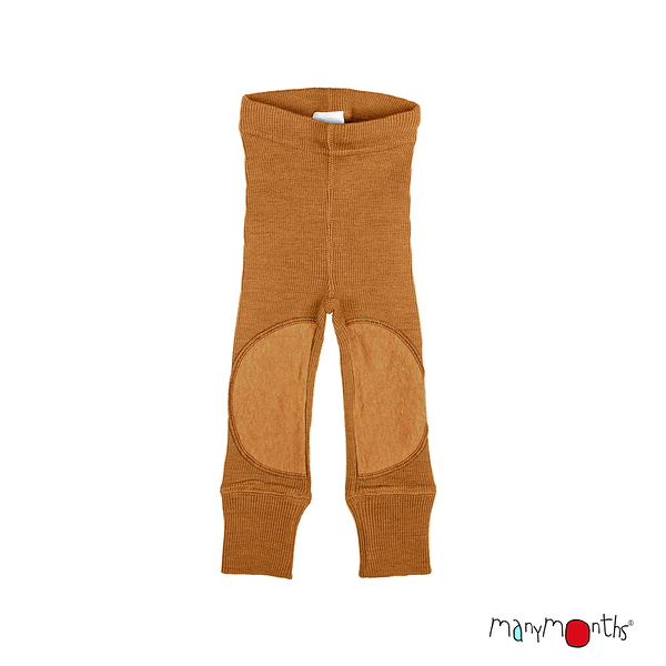 ManyMonths Woll-Leggings mit Knieflicken