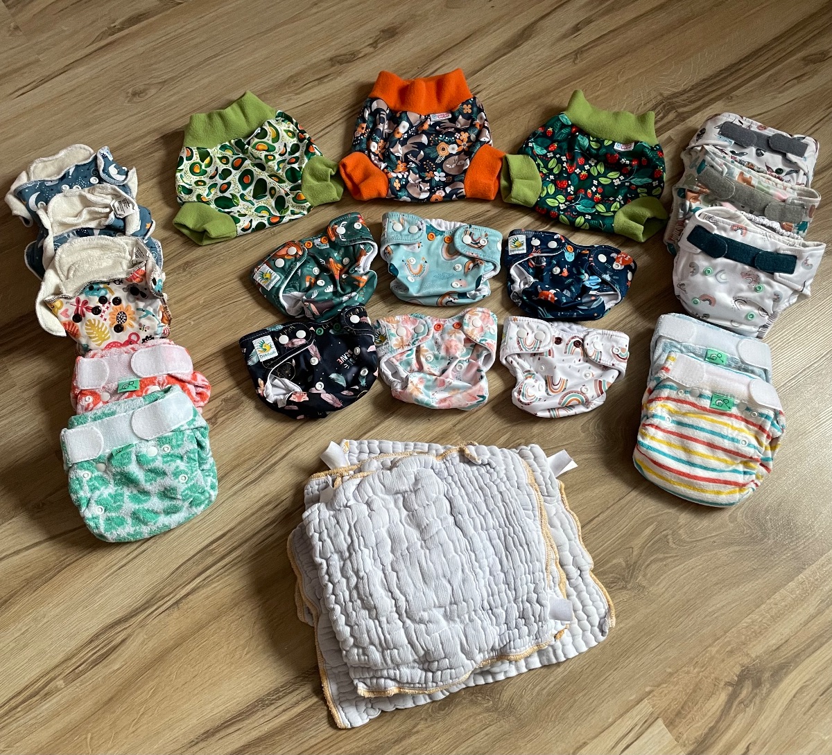 Newborn Stoffwindel Set - teilweise unbenutzt