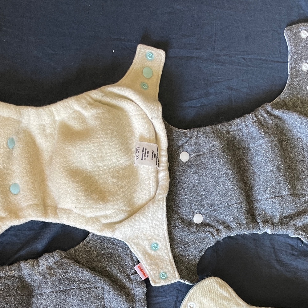 Woll-Snap-Windeln Newbornset