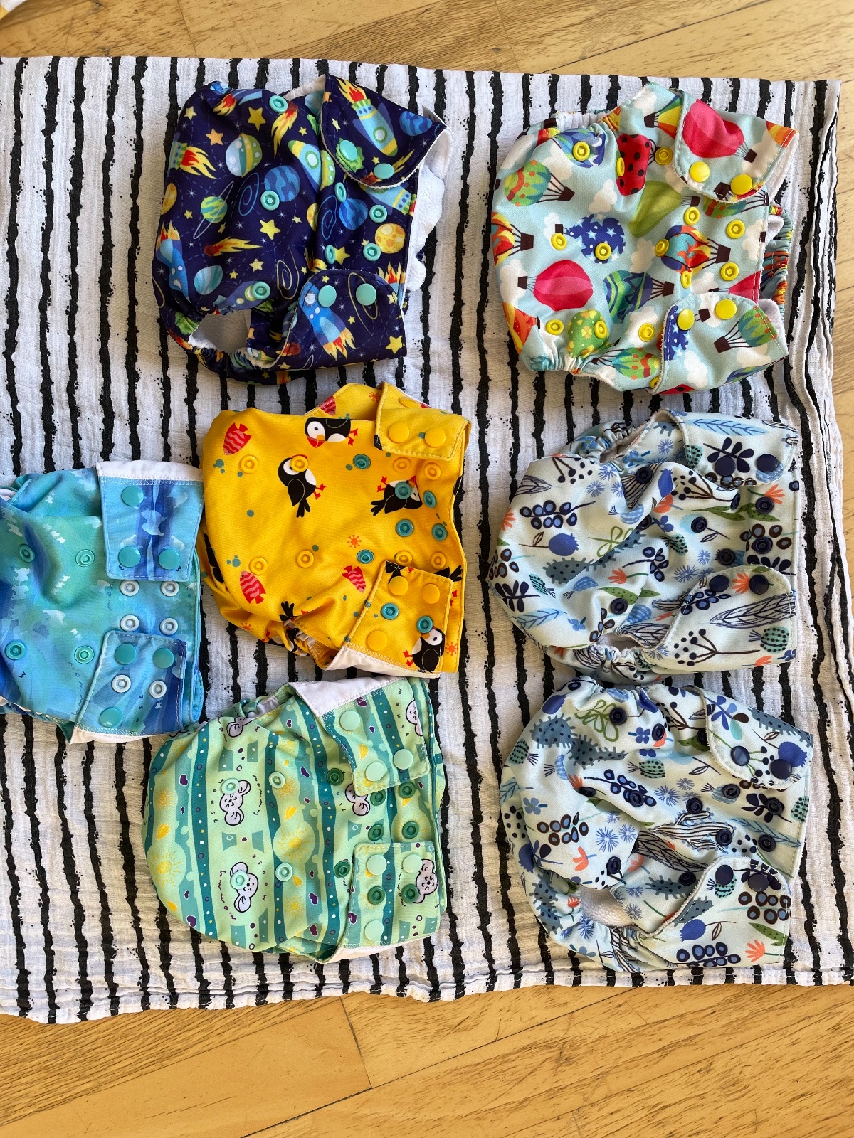 Pocketwindeln wie neu, 5x getragen Blueberry und Mommymouse