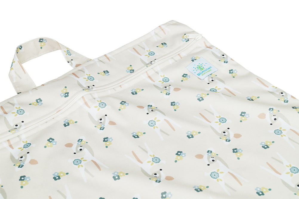Blümchen hängender Windelsack Gr. XL