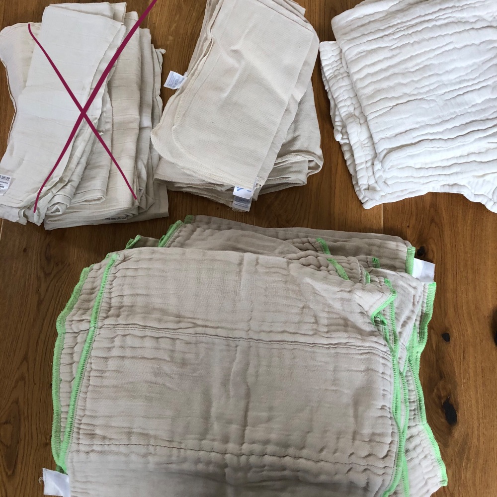 Mullwindeln und Prefolds