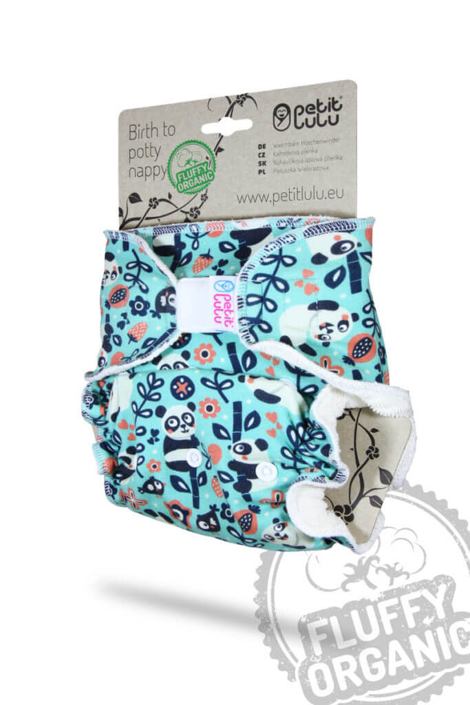Petit Lulu Höschenwindel Fluffy Organic One Size mit Klettverschluss