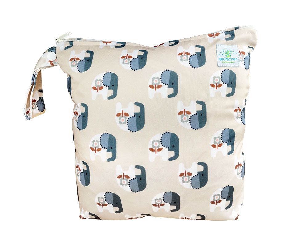 Blümchen Wetbag mit Faltboden