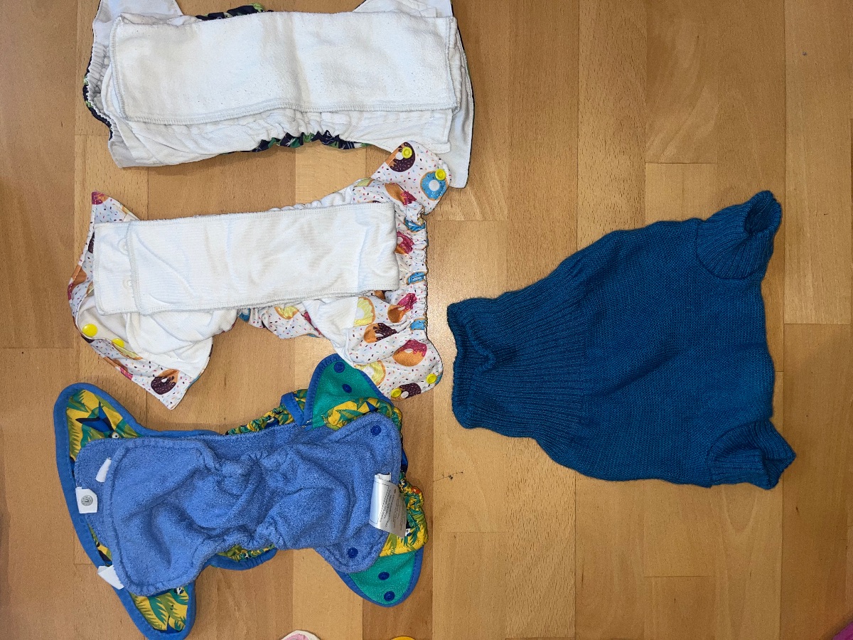 Großes Stoffwindel-Set mit Zubehör