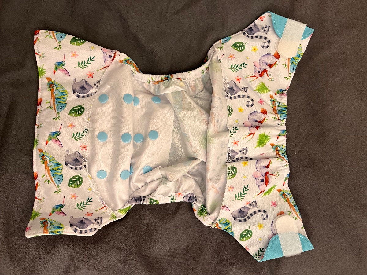 PUL Überhosen Blümchen Bambino Mio Blueberry Petit Lulu