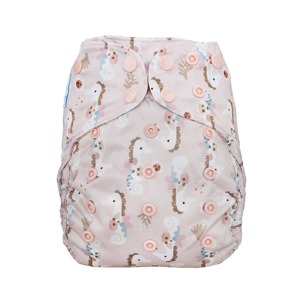 Blümchen Überhose One Size mit Druckknöpfen