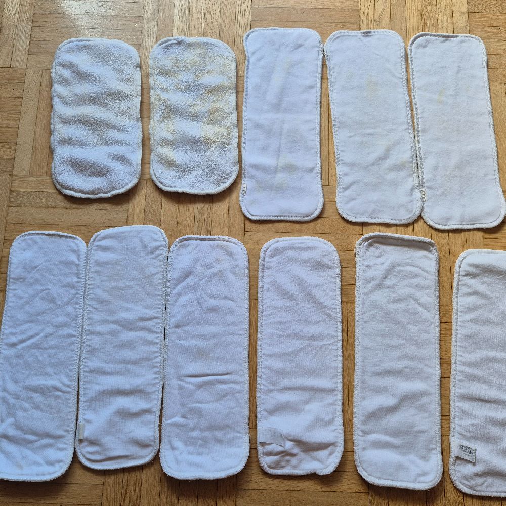 Großes Stoffwindelpaket 6 Überhosen, div. Einlagen, 3 Höschenwindeln