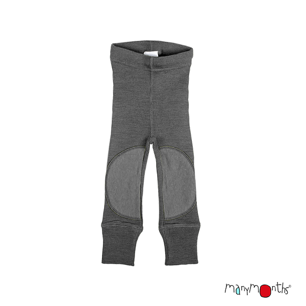 ManyMonths Woll-Leggings mit Knieflicken