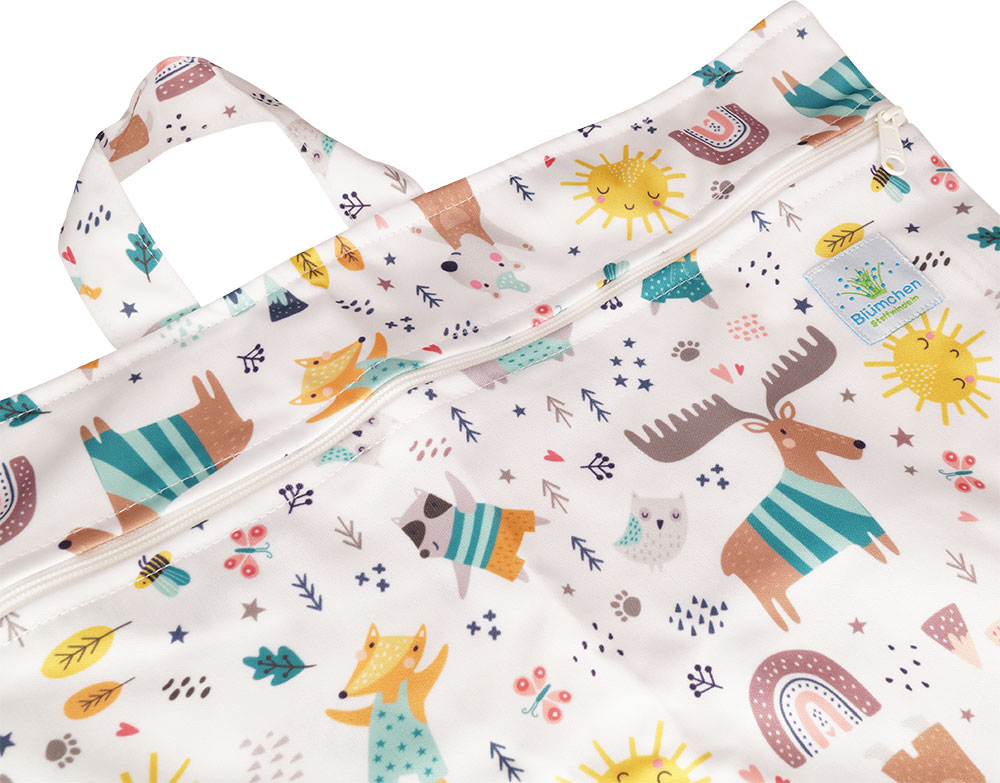 Blümchen hängender Windelsack Gr. XL
