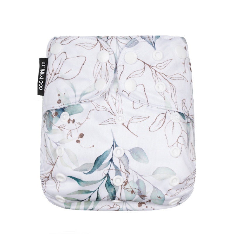 Eco Mini Bambus Pocketwindel One Size mit Druckknöpfen