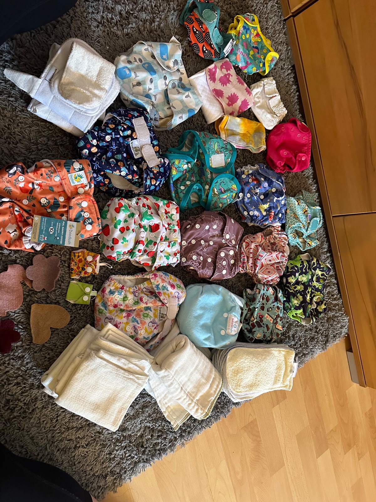 Riesiges Stoffwindelpaket