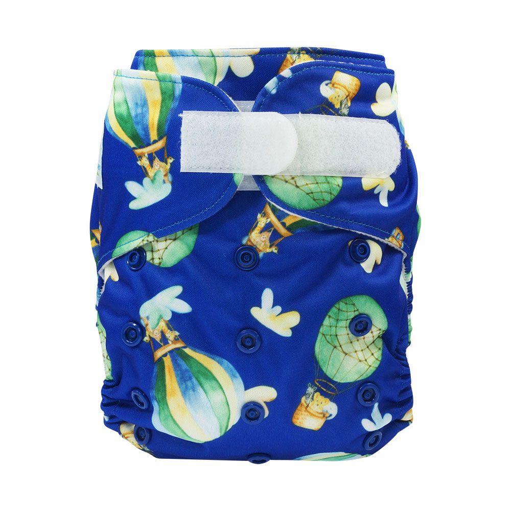Blümchen Taschenwindel Hüllen One Size (Klettverschluss) ohne Saugeinlage