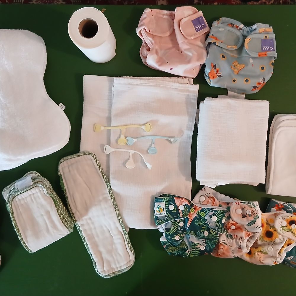 Stoffwindeln, Überhosen und Zubehör