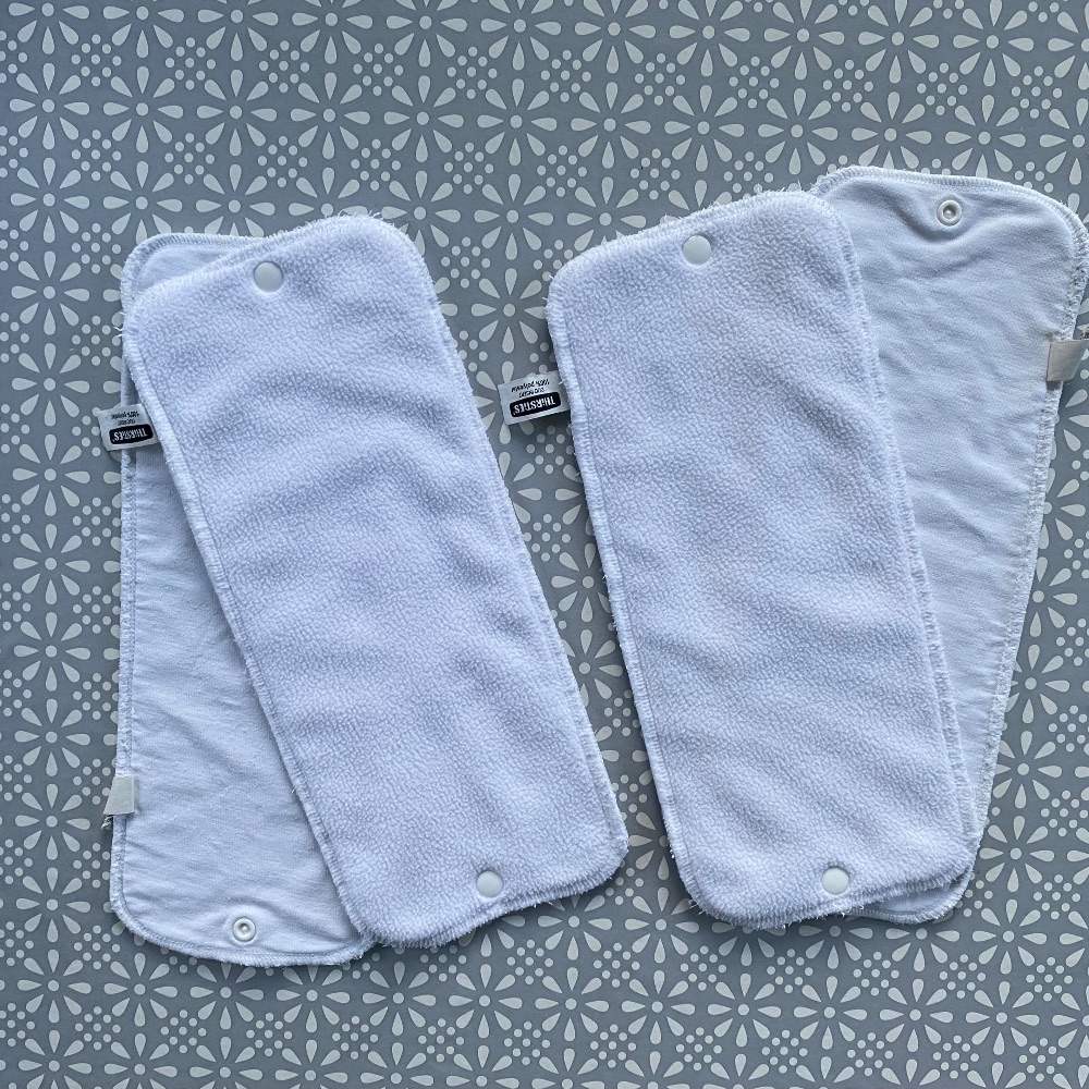 2 Natural Duo-Einlagen aus Hanf und Bio-Baumwolle von Thirsties für Stoffwindeln
