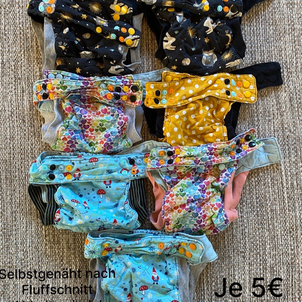 Großes Stoffwindelpaket Windelmanufaktur, Kakadoo und Selfmade ohne Saugmaterial