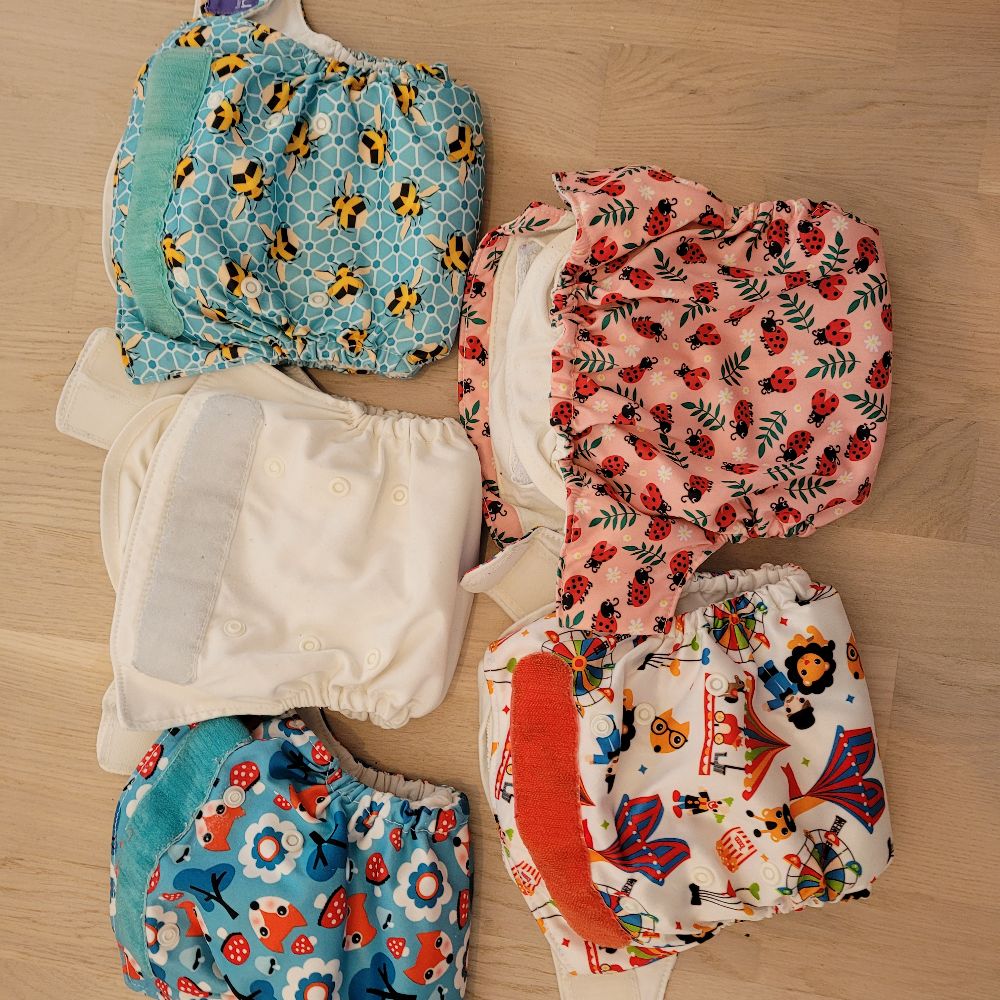Großes Bambino mio AIO Stoffwindelpaket mit Einlagen