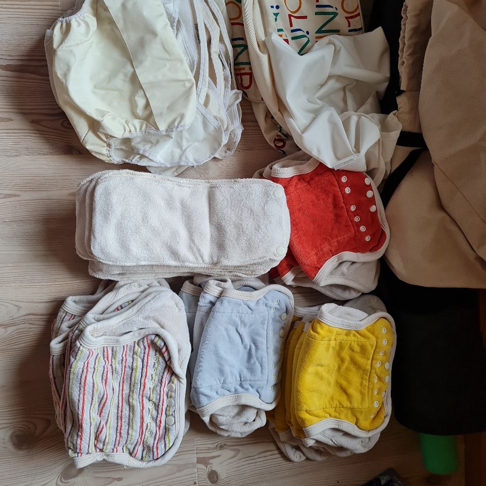 Großes Stoffwindelpaket popolini, fuzzibunz,bumgenius,blümchen