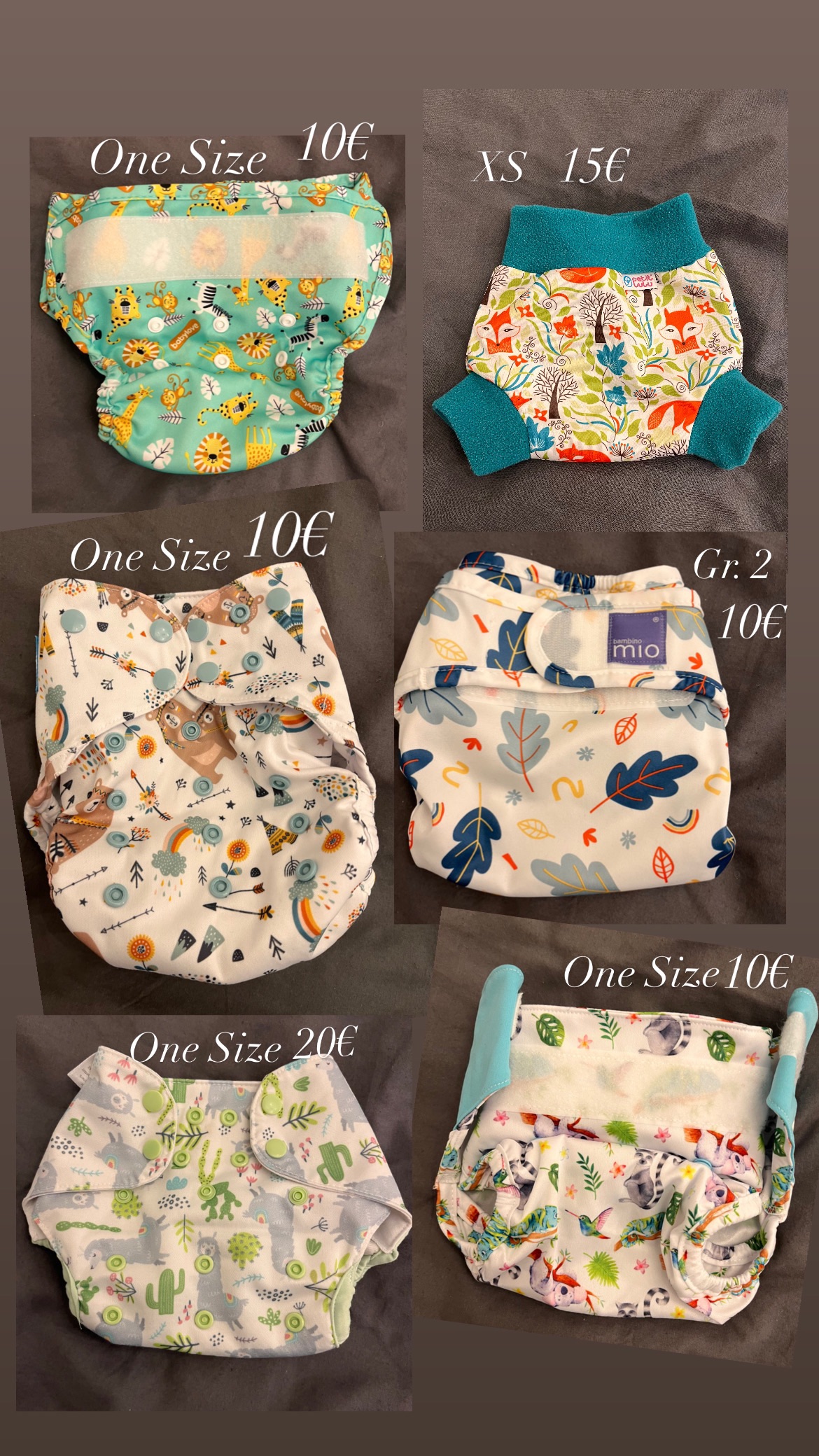 PUL Überhosen von Blümchen, Petit lulu, Blueberry, Bambino Mio