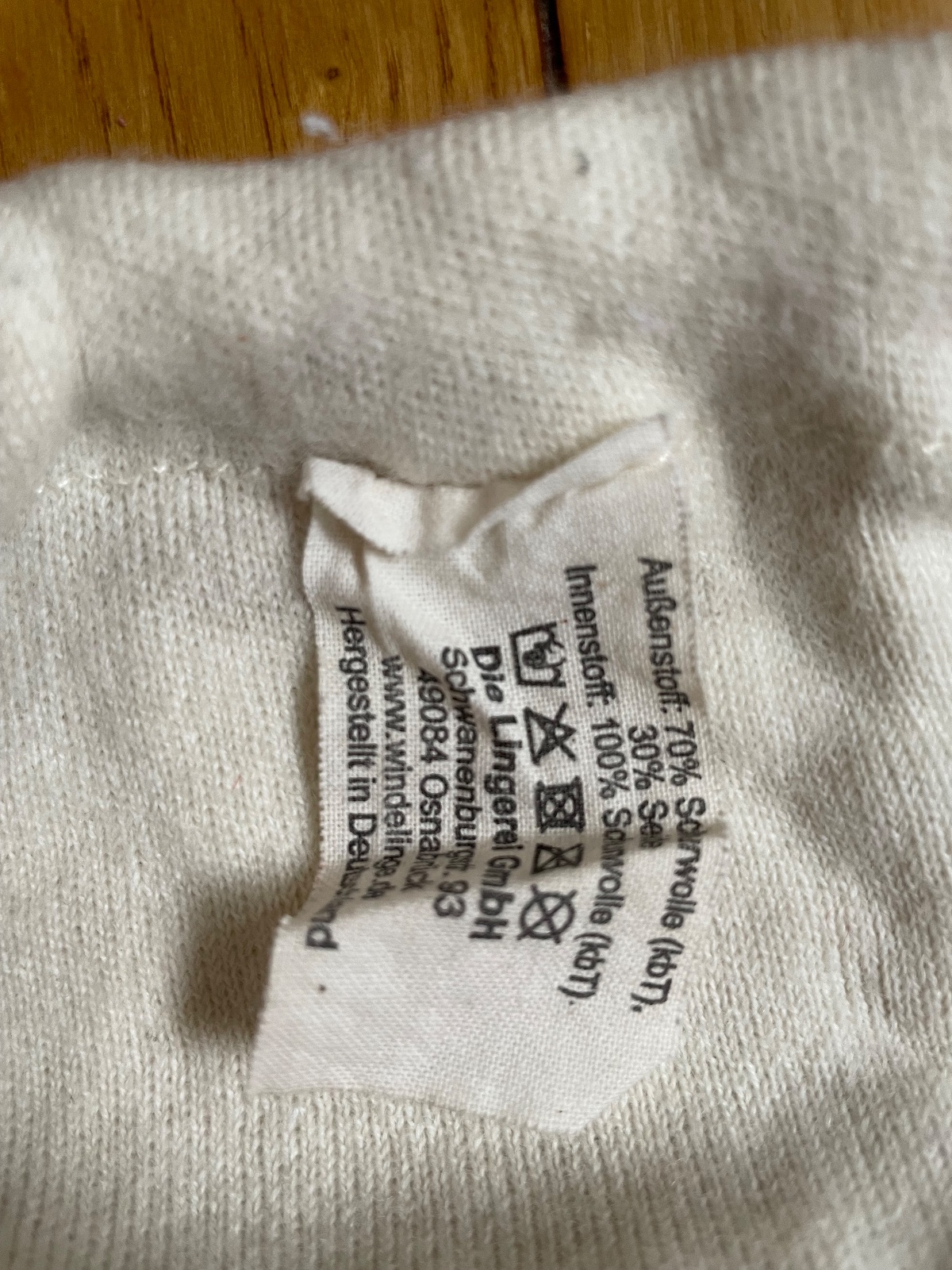 Wolle Seide Überhose Windelinge onesize