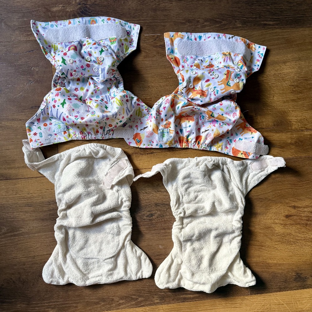 Großes Stoffwindelpaket - Starterset - Bambino Mio, Blümchen, Petit Lulu, TotsBots