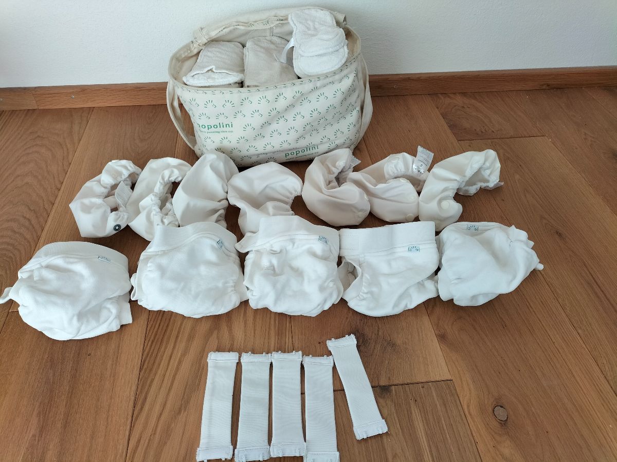 Popolini Easy Free Set mit 5 Easy Free Außenwindel Größe S 2-5 kg