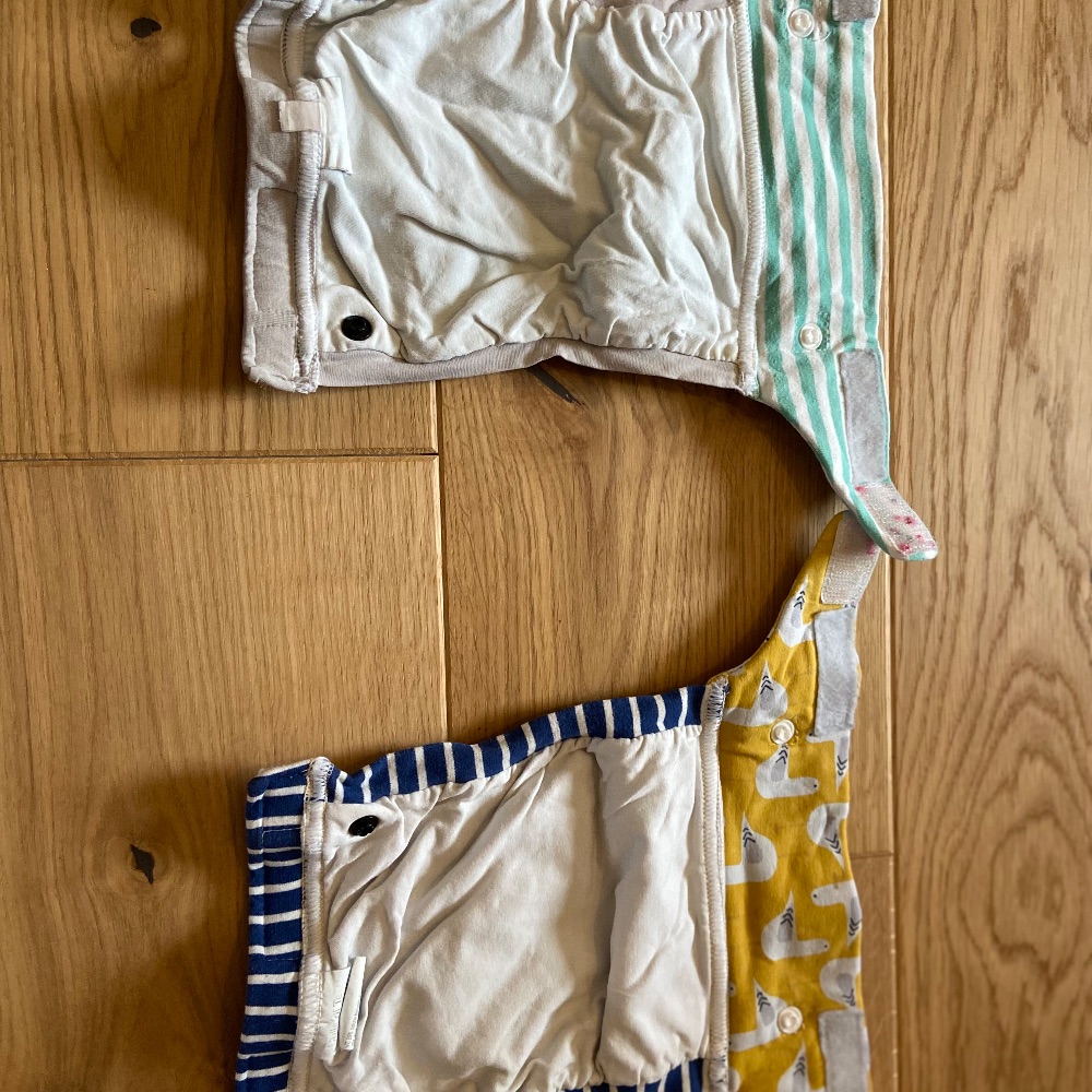 4 Überwindeln von Culla di Teby, Größe S Newborn