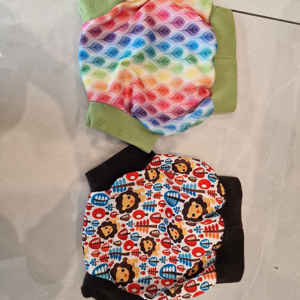 2 Petit Lulu Überhosen Größe L 9-13 kg