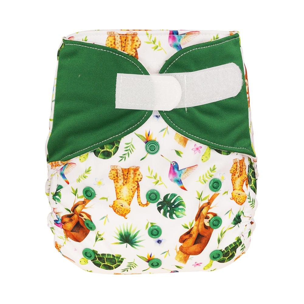Blümchen Überhose One Size mit Klettverschluss