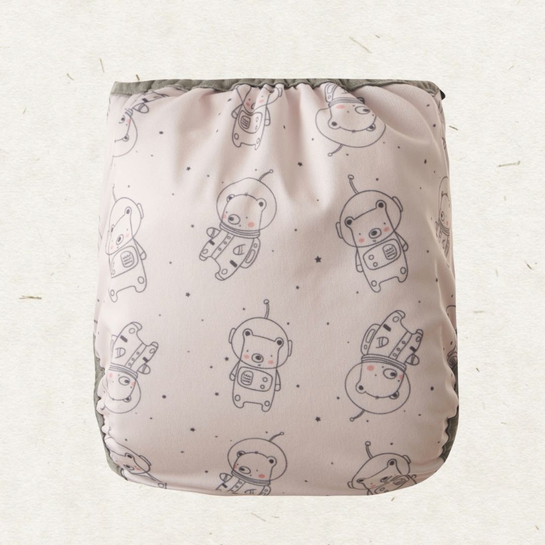 Eco Mini Überhose One Size mit Druckknöpfen