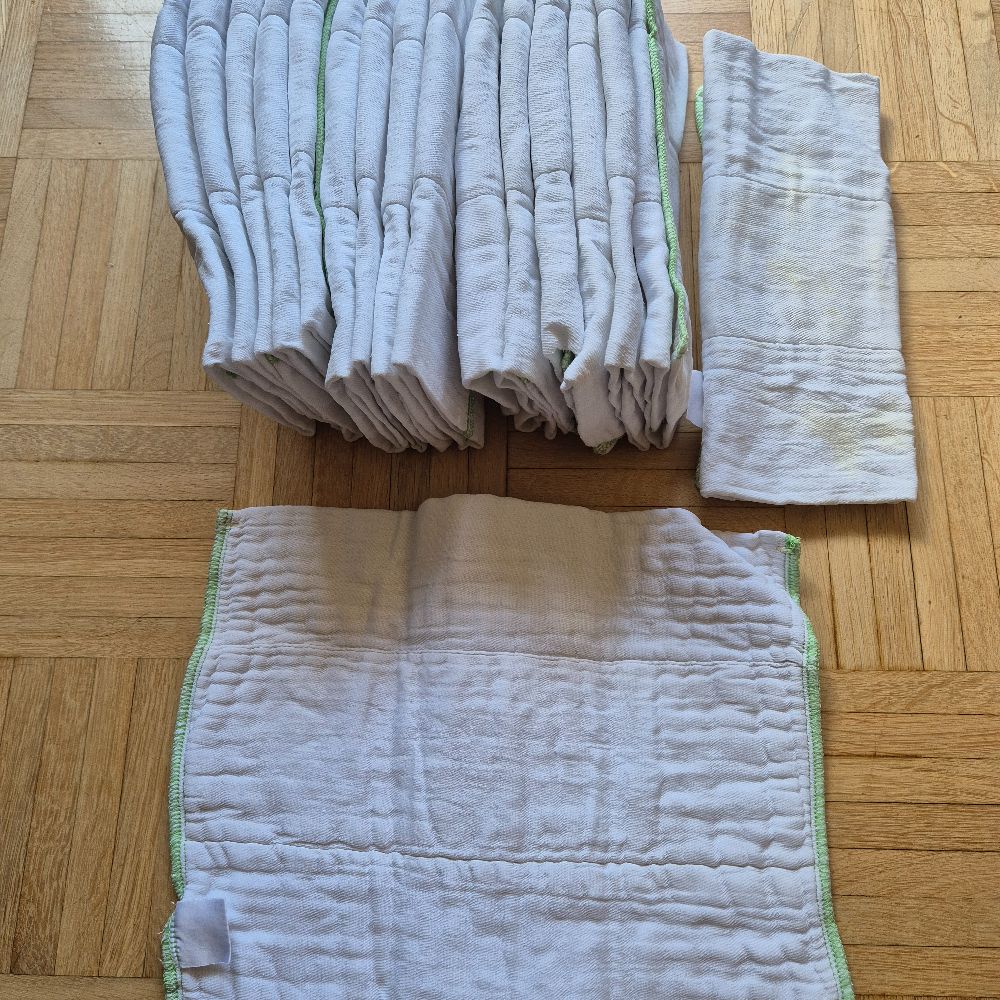 Großes Stoffwindelpaket 6 Überhosen, div. Einlagen, 3 Höschenwindeln