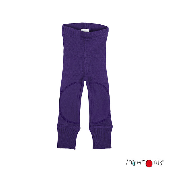 ManyMonths Woll-Leggings mit Knieflicken