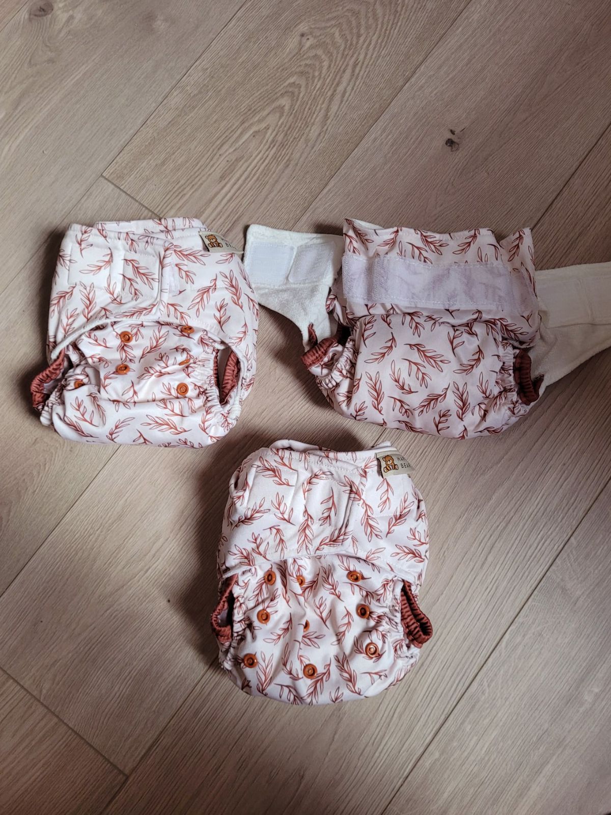 NEUES stoffwindelpaket happy bears all in one aio all-in-one überhosen