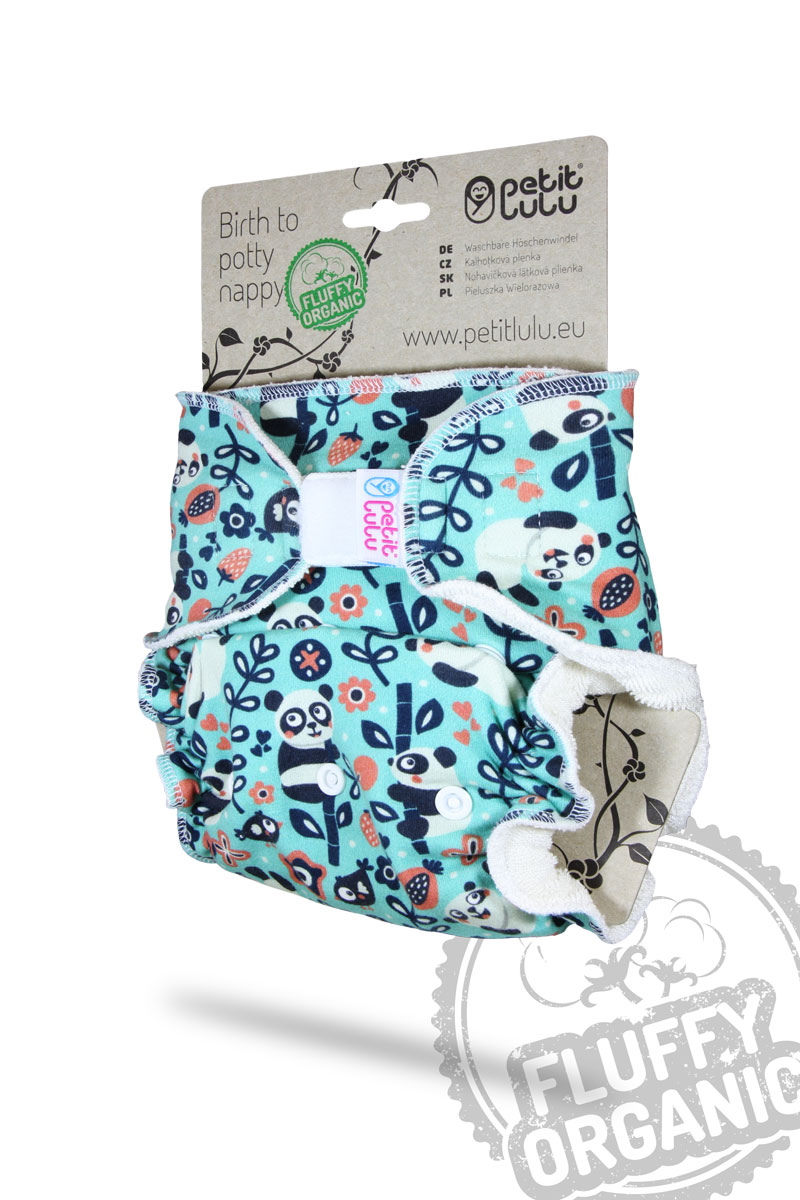 Petit Lulu Maxi Nachtwindel Fluffy Organic mit Klettverschluss