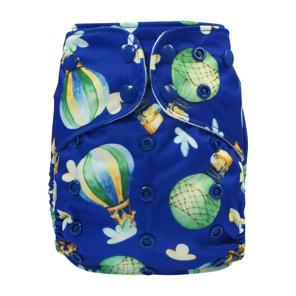 Blümchen Taschenwindel Hüllen One Size (Druckknöpfe) ohne Saugeinlage