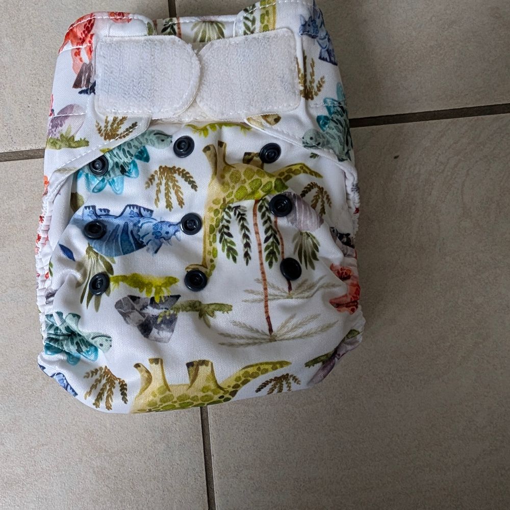 Stoffwindel Paket AIO One Size Bambino Mio Thirsties Blümchen