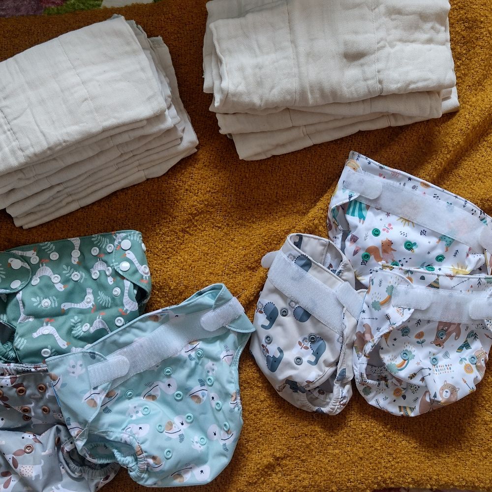 Stoffwindel Blümchen Starter Paket