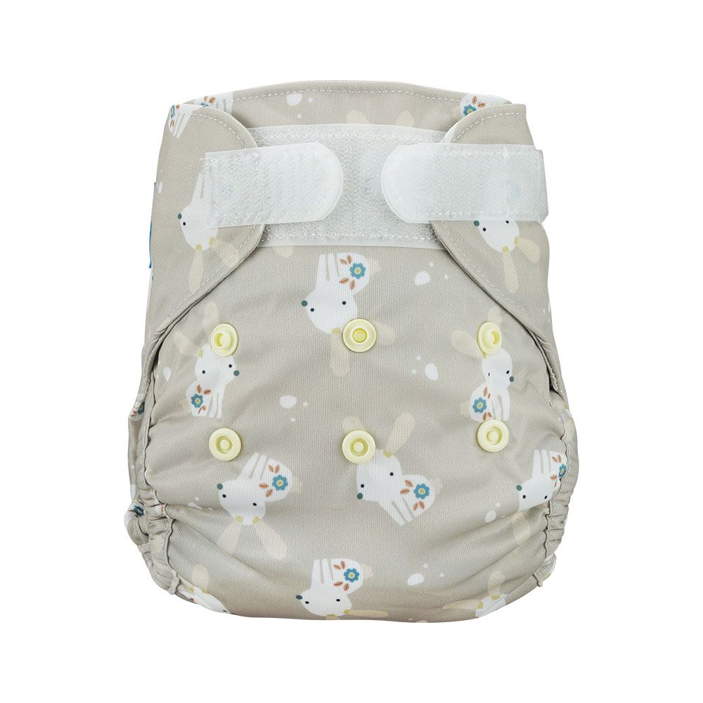 Blümchen Überhose Newborn mit Klettverschluss