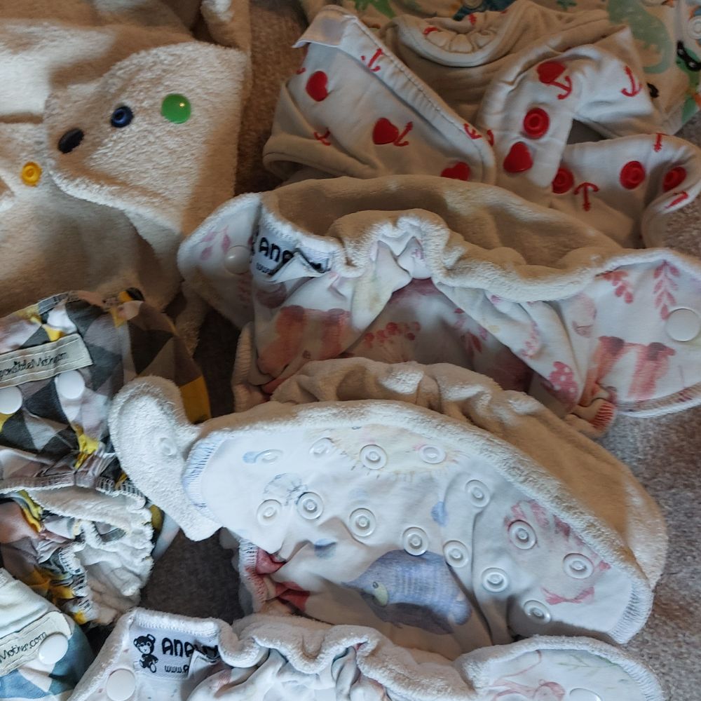 Set Nachtwindeln Newborn und Onesize