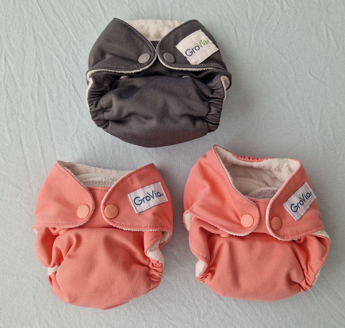 8 GroVia Newborn One-Size All-In-One Stoffwindeln
