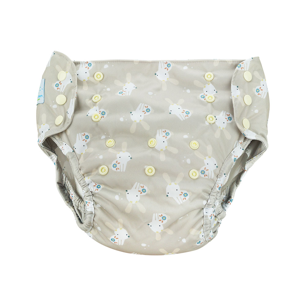 Blümchen Überhose XL mit Druckknöpfen