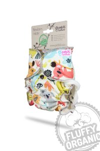 Petit Lulu Höschenwindel Newborn Fluffy Organic mit Druckknöpfen